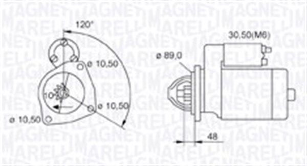 MAGNETI MARELLI Starter 063721268010